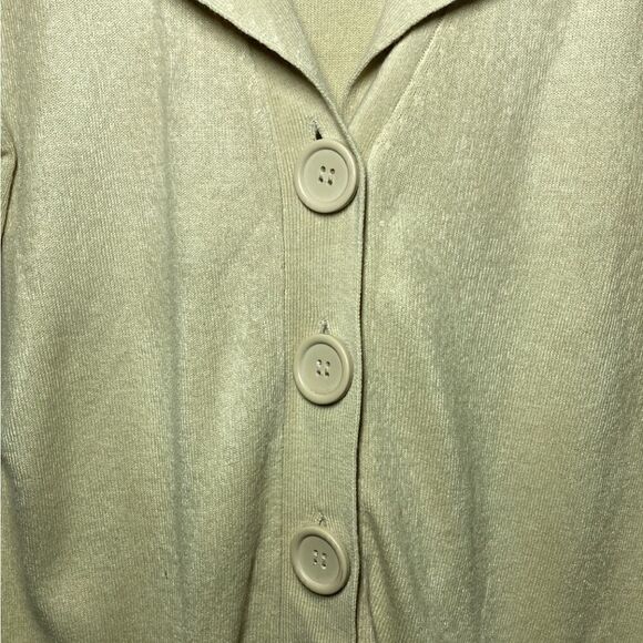 💙BHS Cream Button-up cardigan Women's Size 10 - Picture 4 of 10